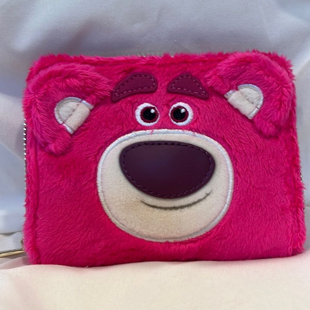Loungefly Disney Toy Story Lotso Cosplay Zip Wallet Strawberry Scented 🍓